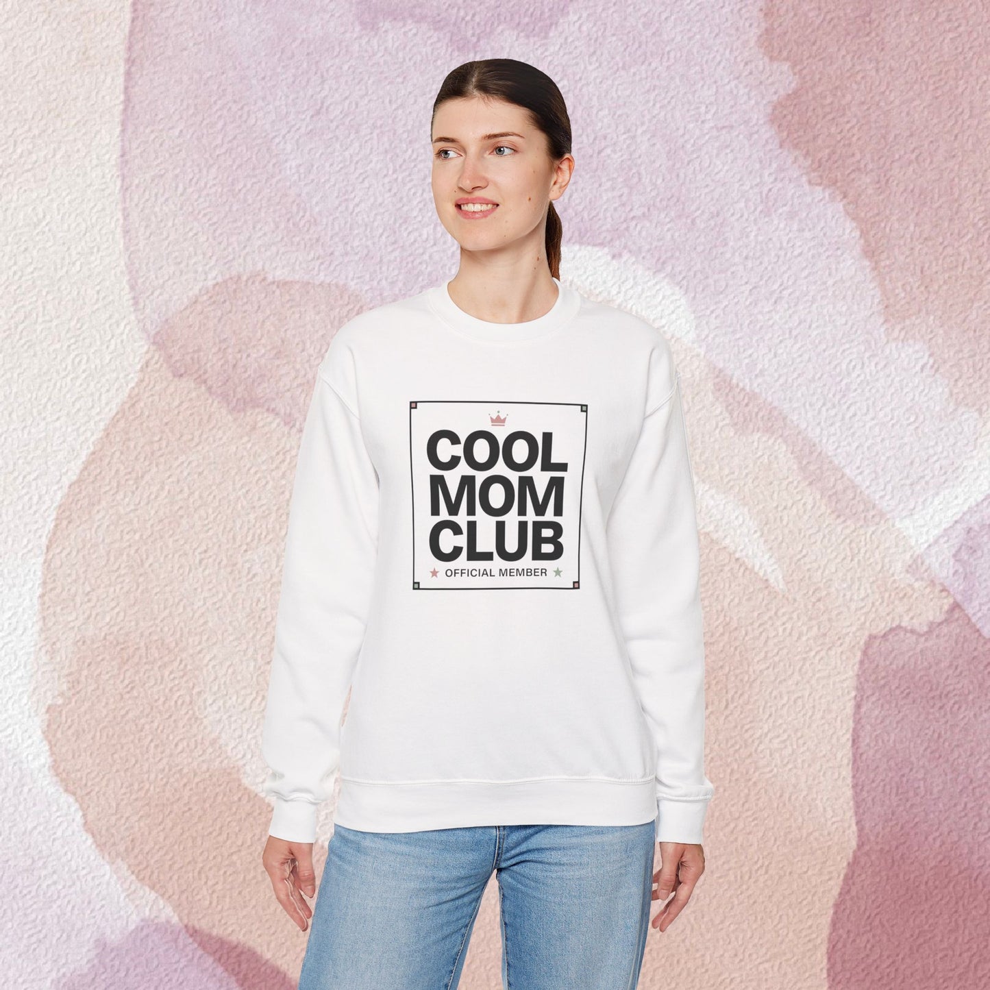 Cool Mom Club Official Member Sweatshirt | Minimalist Streetwear Mom
