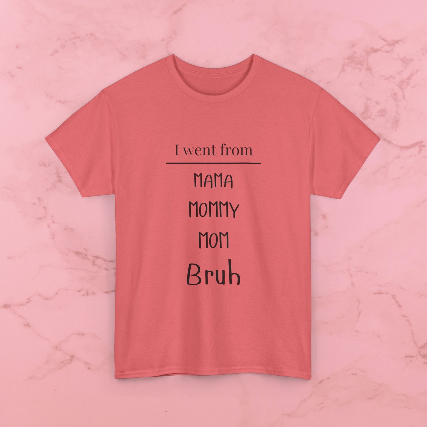 Mama Mommy Mom Bruh T‑Shirt — Funny Mom Evolution Tee