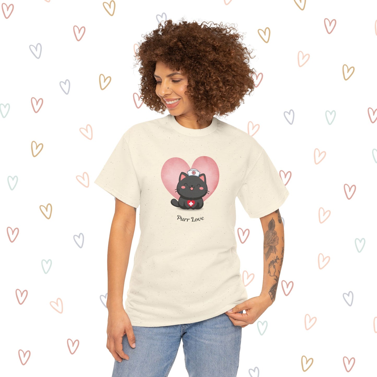 Purr Love Cat Nurse T-Shirt