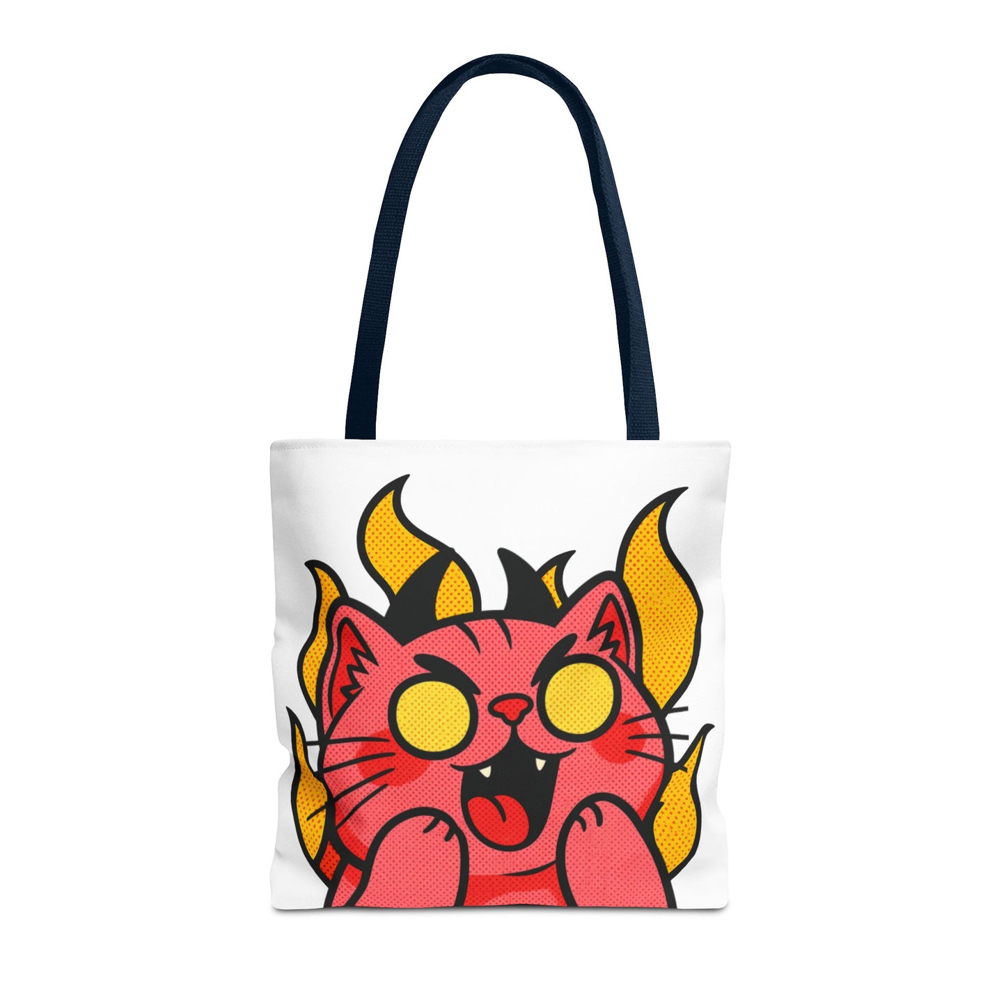 Evil Laughing Cat - Twitch Emote - Devil Cat Tote