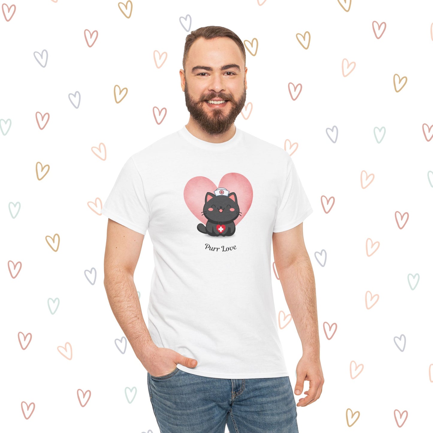 Purr Love Cat Nurse T-Shirt