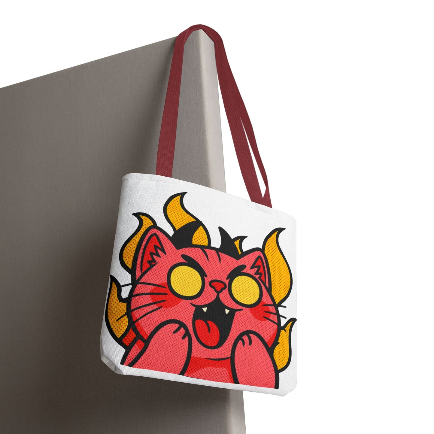 Evil Laughing Cat - Twitch Emote - Devil Cat Tote