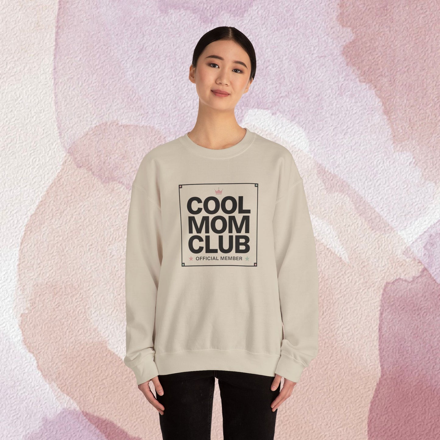 Cool Mom Club Official Member Sweatshirt | Minimalist Streetwear Mom