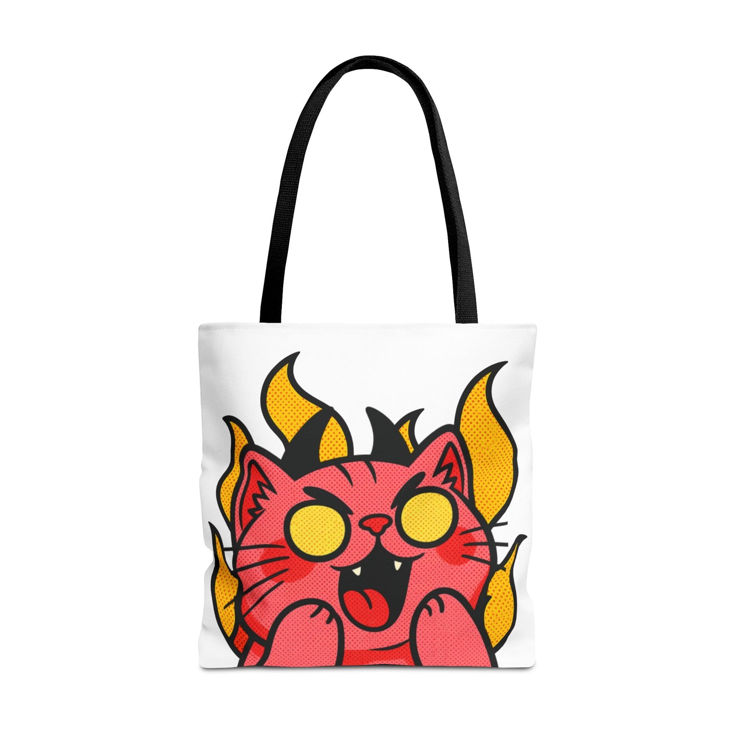 Evil Laughing Cat - Twitch Emote - Devil Cat Tote
