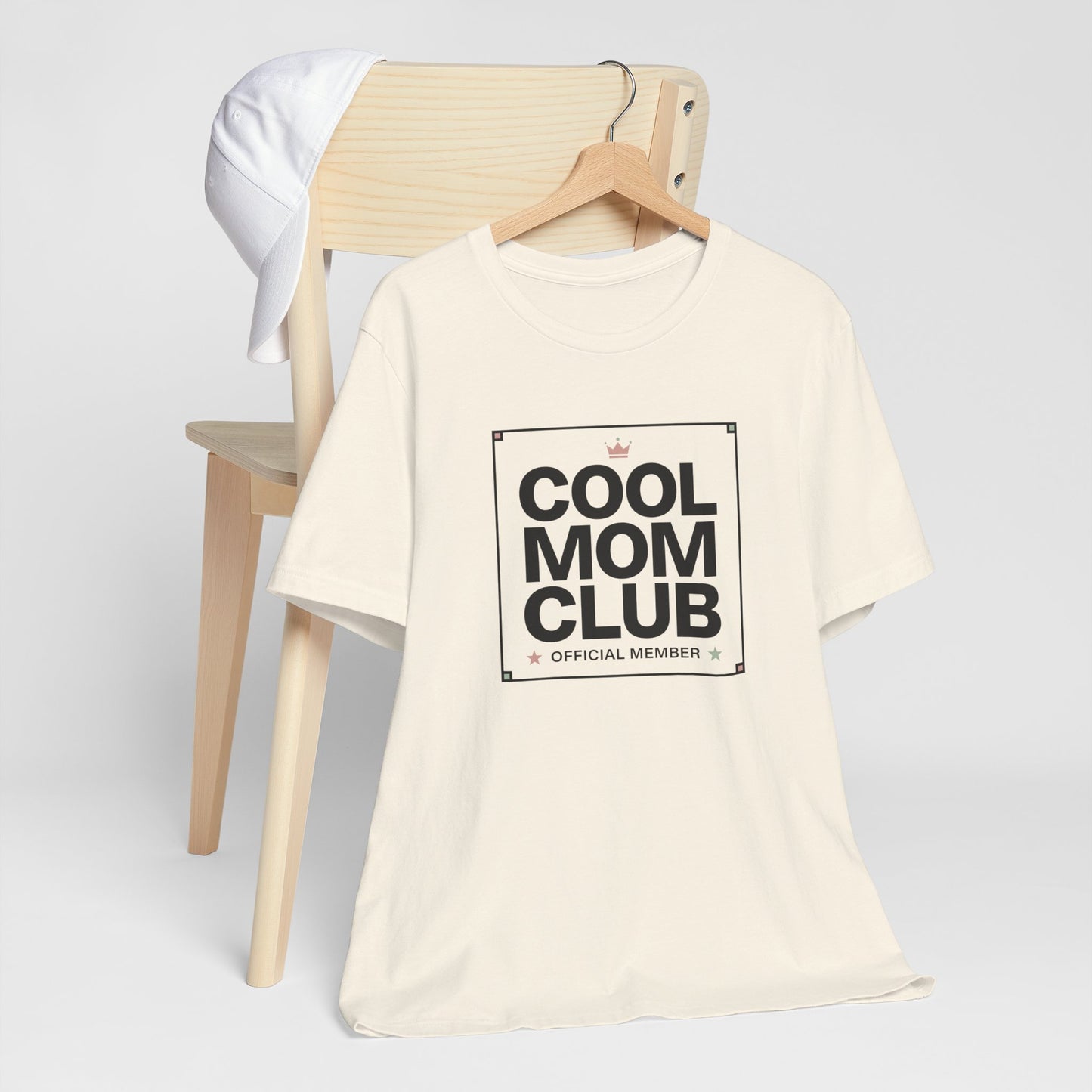 Cool Mom Club Official Member T-Shirt | Minimalist Streetwear Mom Tee