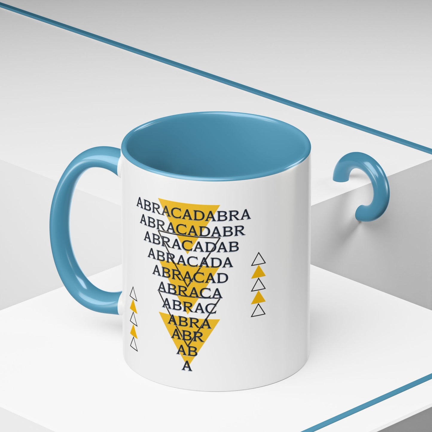 Abracadabra Manifest Accent Coffee Mug (11oz), A Spellbinding Reminder to Speak Magic