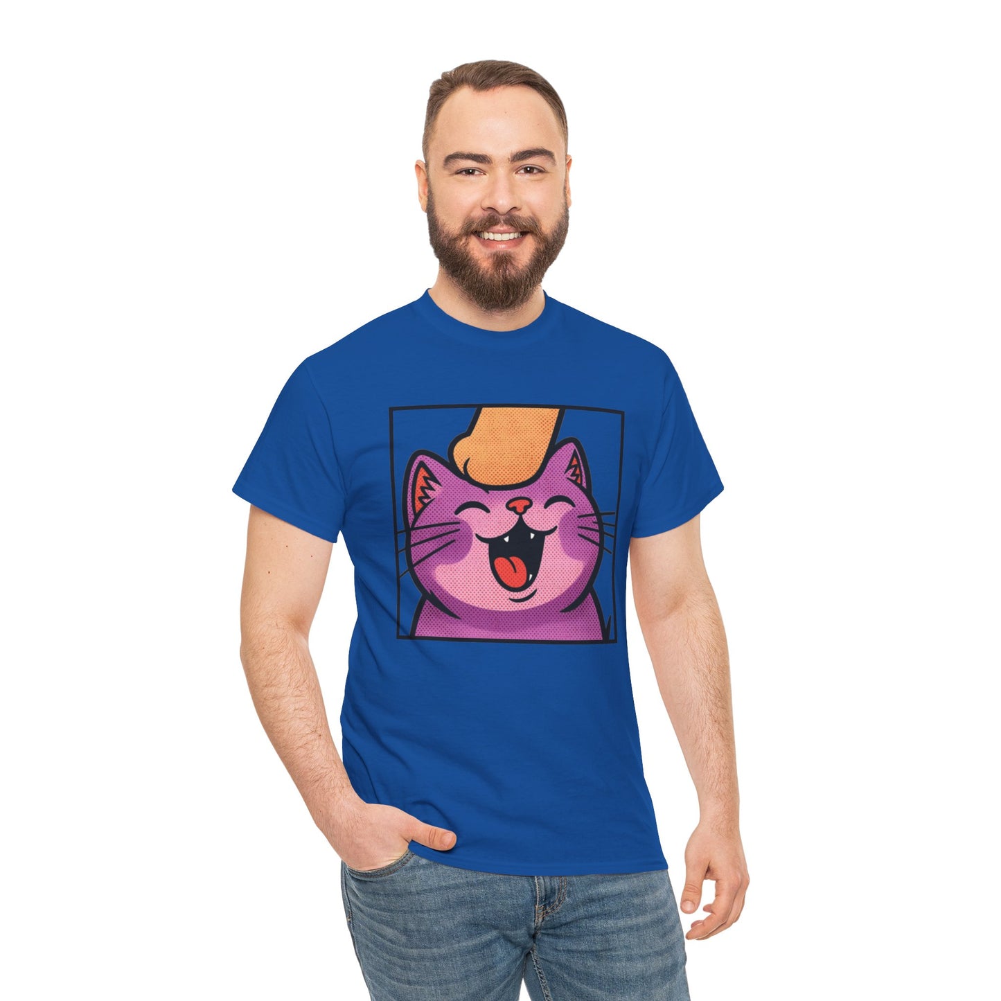 Twitch Emote "Pet Me, Purrfectly Happy!