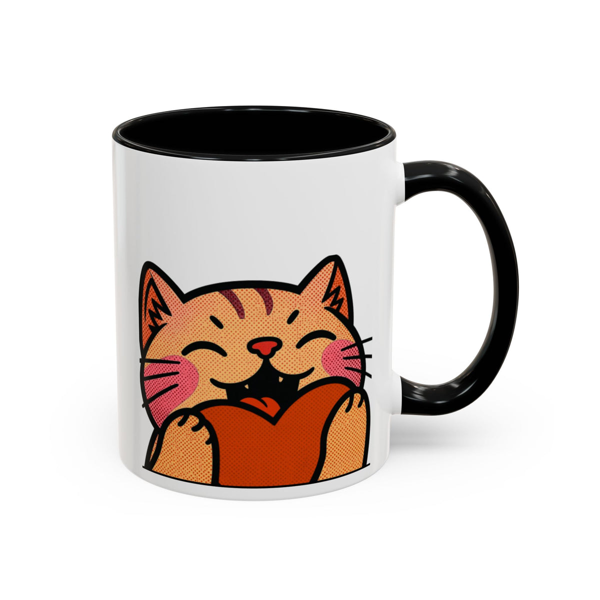 Heart, Hug, Happiness, Love Accent Coffee Mug – Twitch Emote