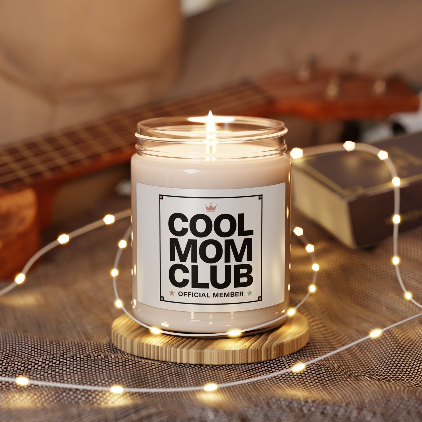 Cool Mom Club Soy Candle, 9oz | Minimalist Mom Life Scented Candle