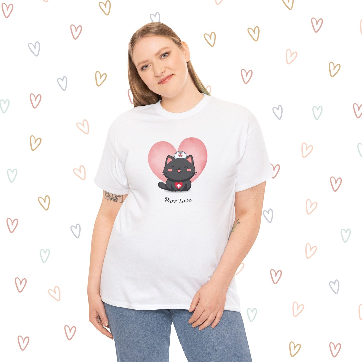 Purr Love Cat Nurse T-Shirt