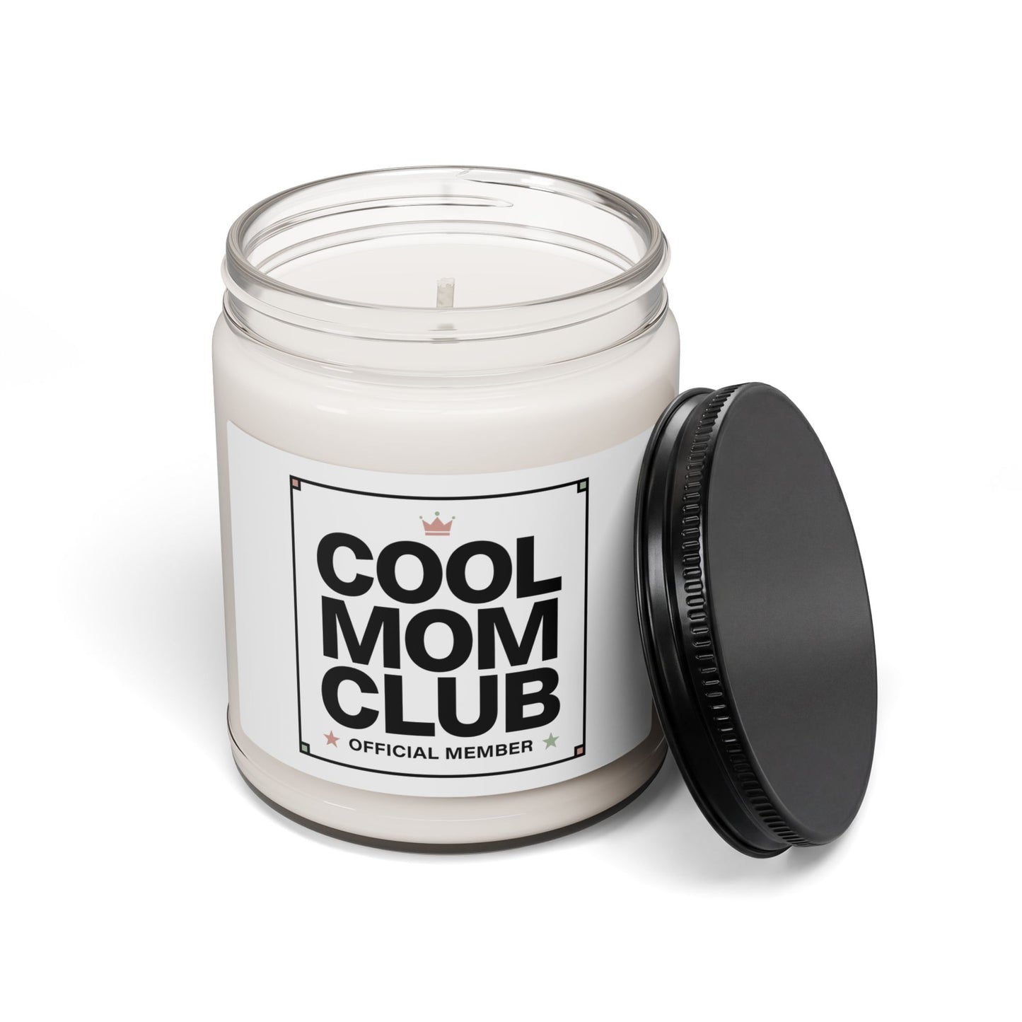 Cool Mom Club Soy Candle, 9oz | Minimalist Mom Life Scented Candle