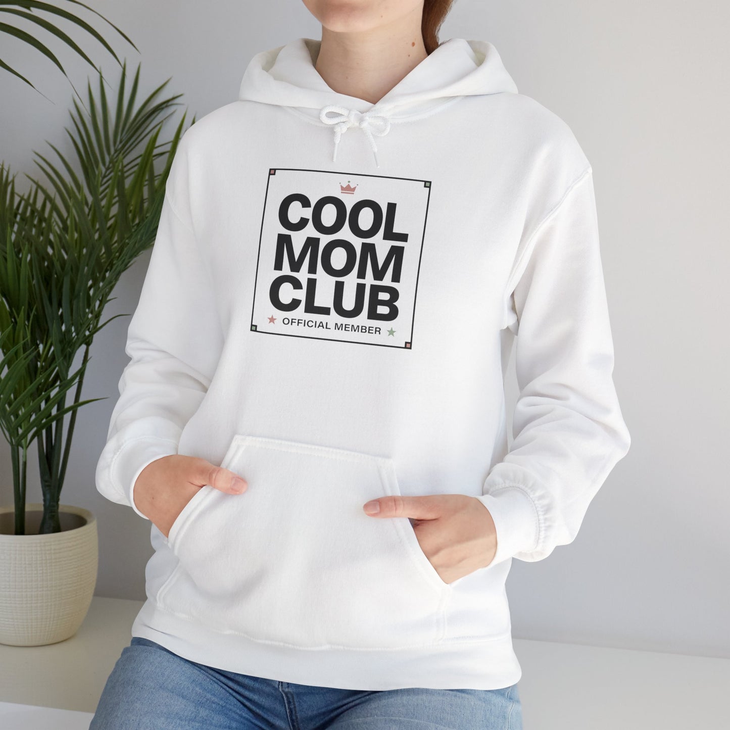 Cool Mom Club Official Member Hoodie | Minimalist Streetwear Mom