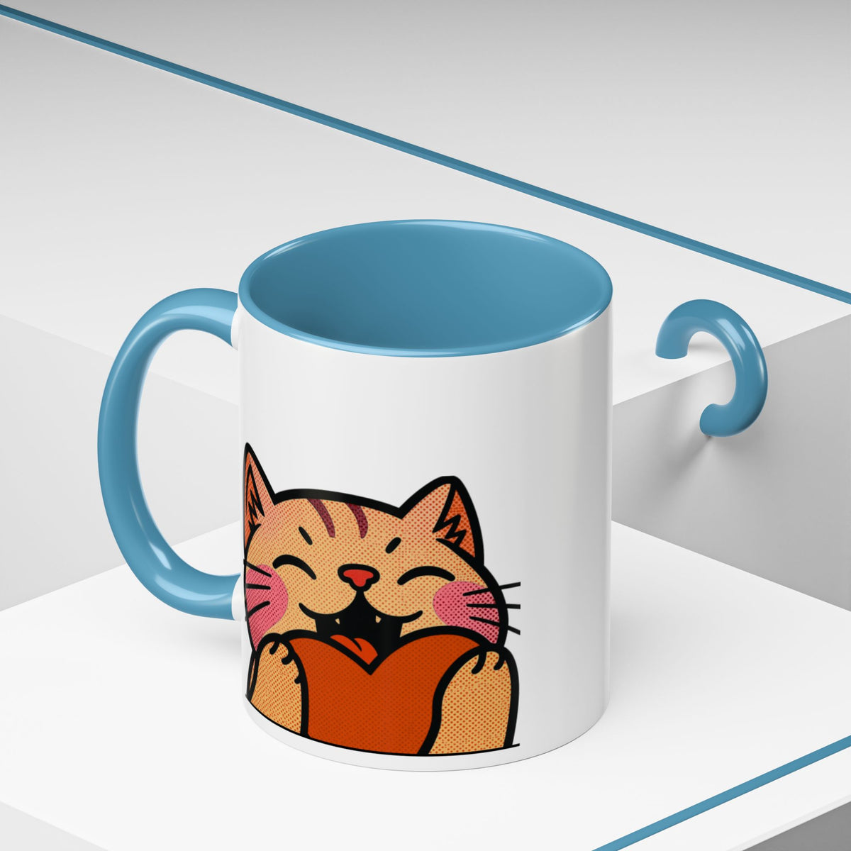 Heart, Hug, Happiness, Love Accent Coffee Mug – Twitch Emote