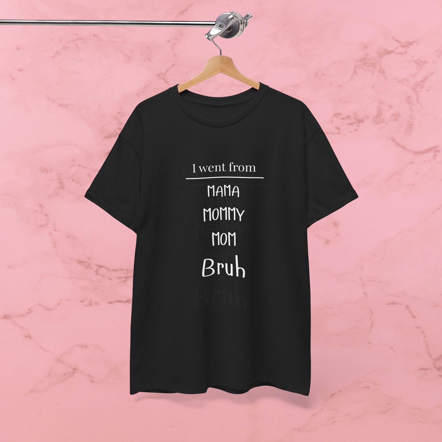 Mama Mommy Mom Bruh T‑Shirt — Funny Mom Evolution Tee