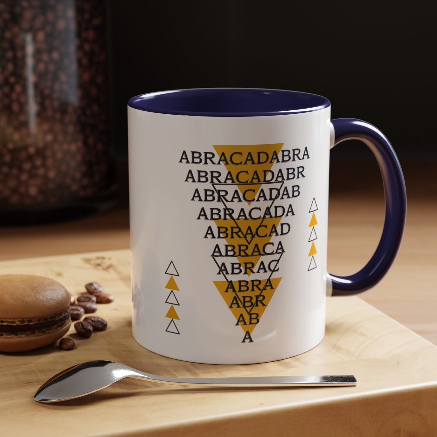 Abracadabra Manifest Accent Coffee Mug (11oz), A Spellbinding Reminder to Speak Magic