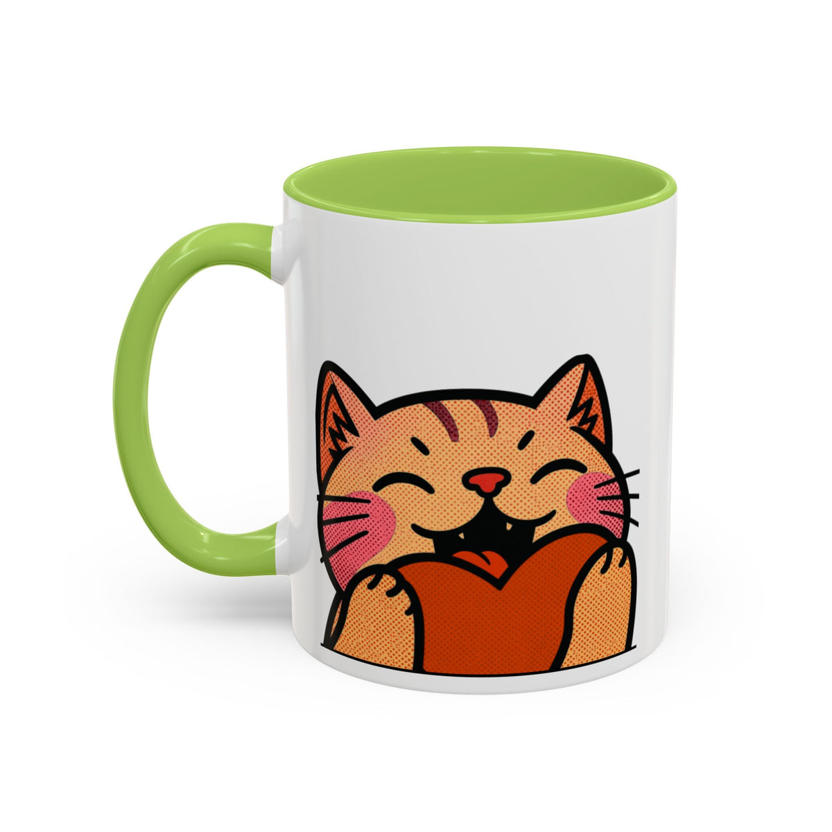 Heart, Hug, Happiness, Love Accent Coffee Mug – Twitch Emote