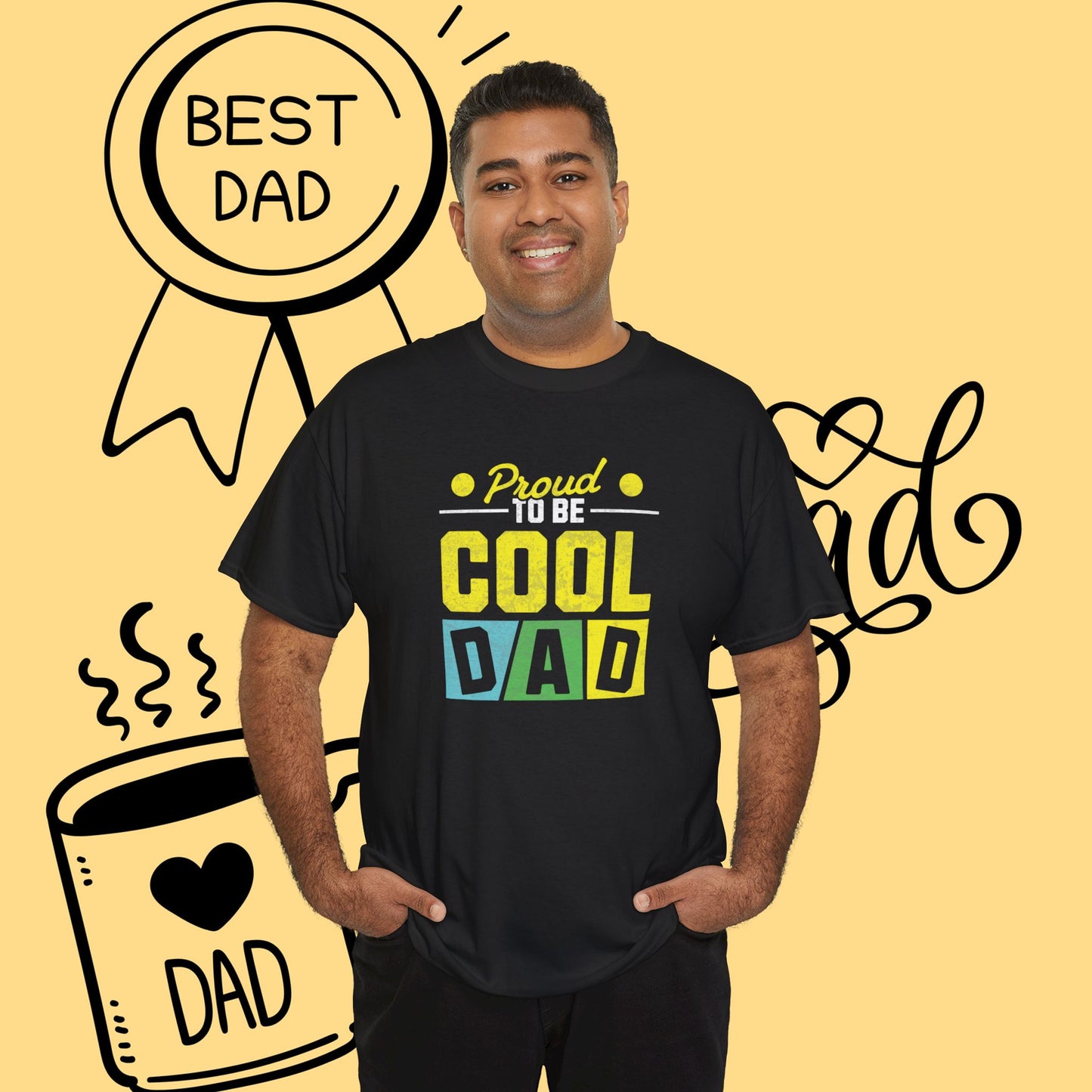 Cool Dad T-Shirt — "Proud to Be Cool Dad" Graphic Tee for Father’s Day