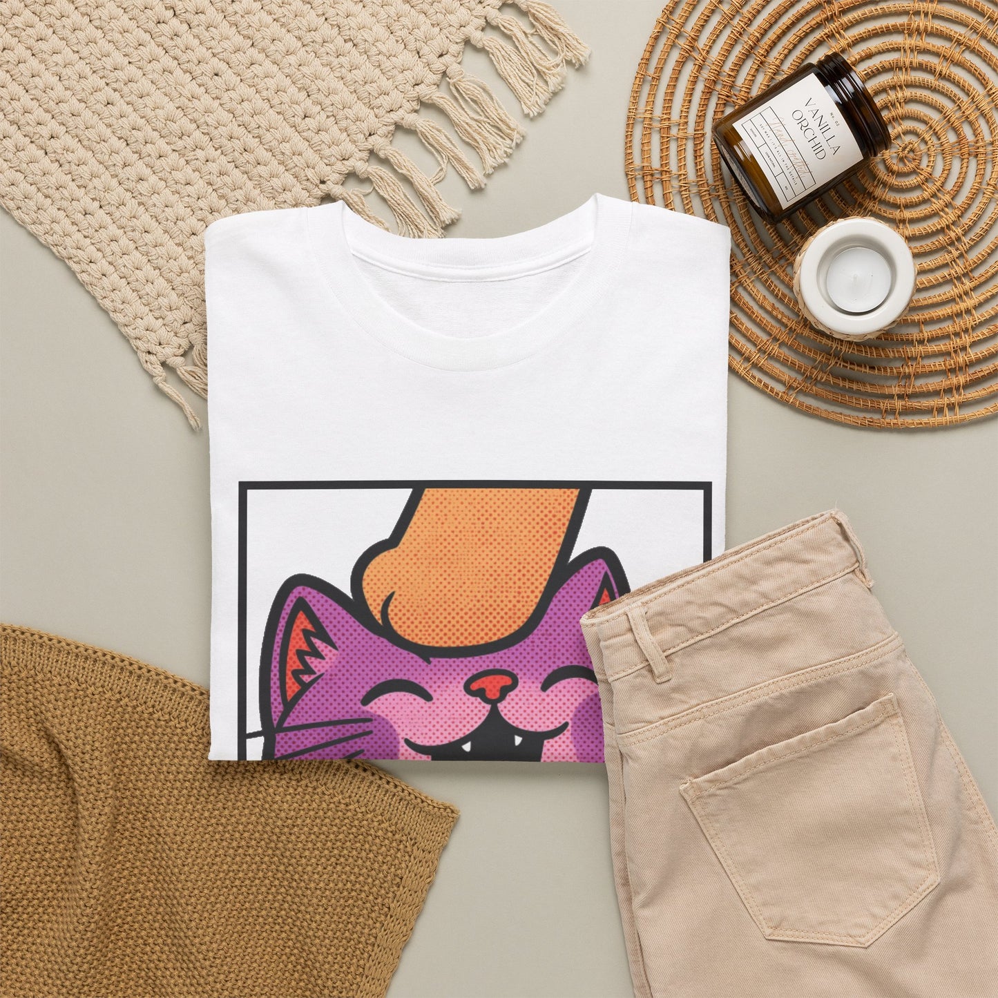 Twitch Emote "Pet Me, Purrfectly Happy!
