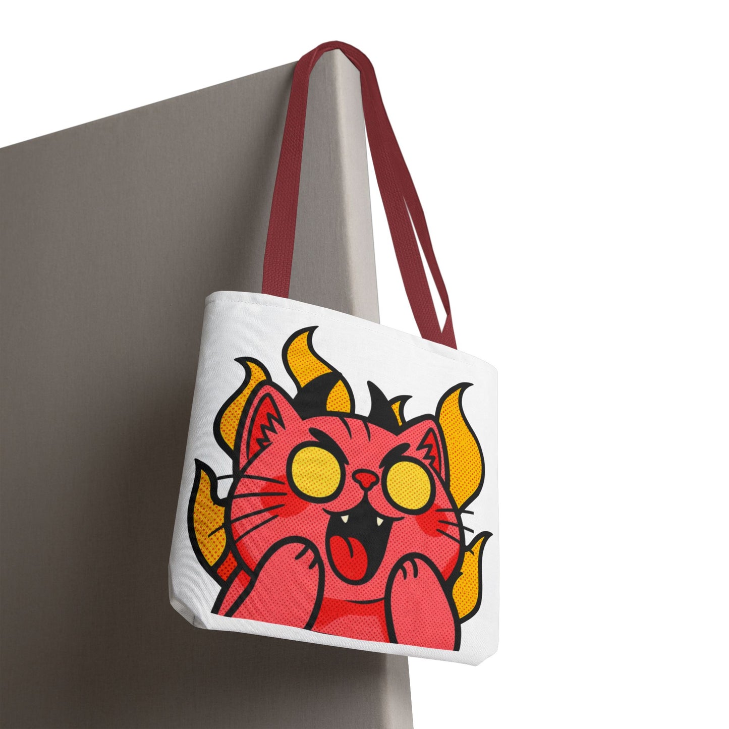 Evil Laughing Cat - Twitch Emote - Devil Cat Tote