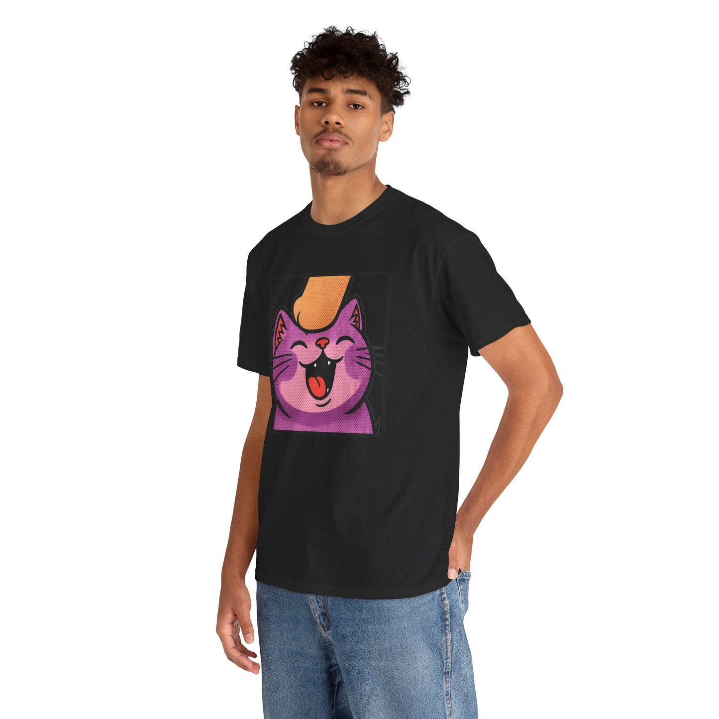 Twitch Emote "Pet Me, Purrfectly Happy!