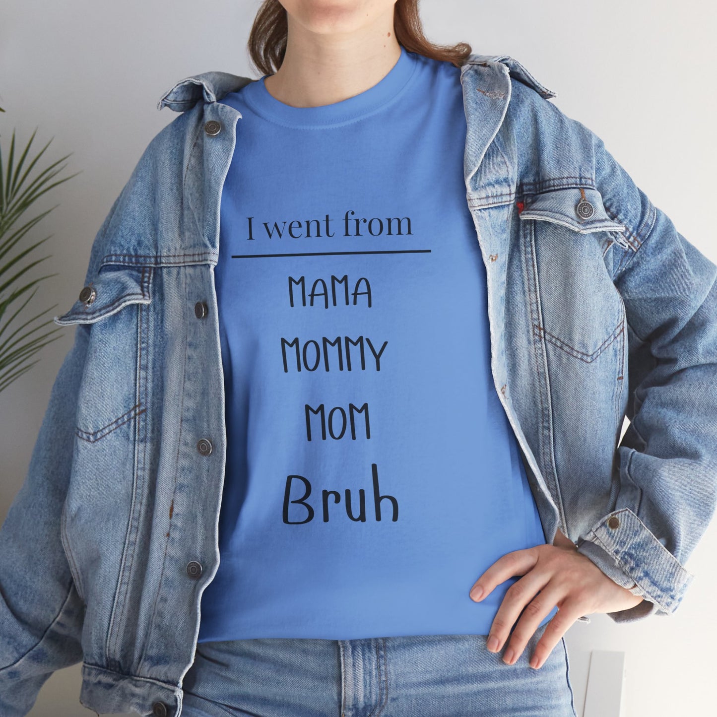 Mama Mommy Mom Bruh T‑Shirt — Funny Mom Evolution Tee