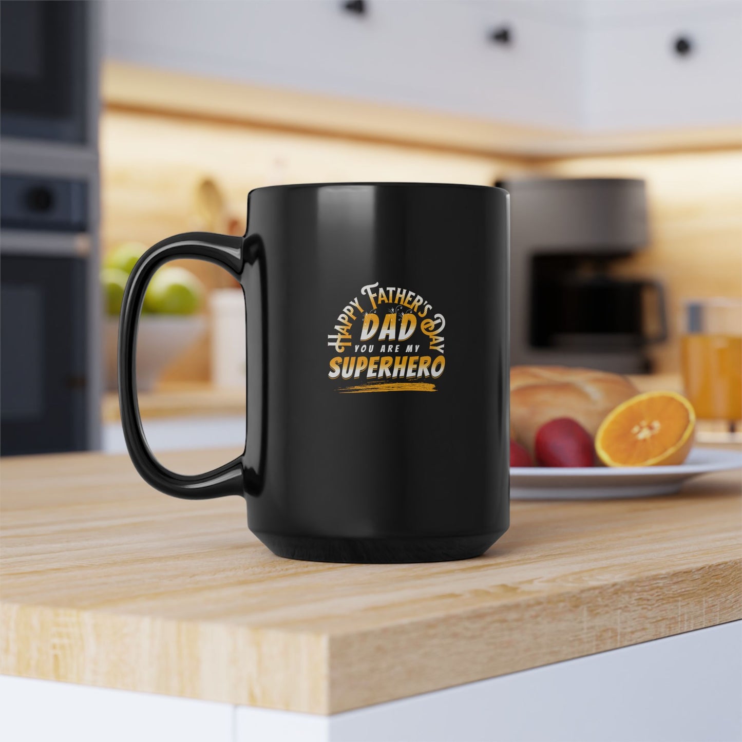 Dad Superhero Mug — Happy Father’s Day Coffee Cup (11oz & 15oz)