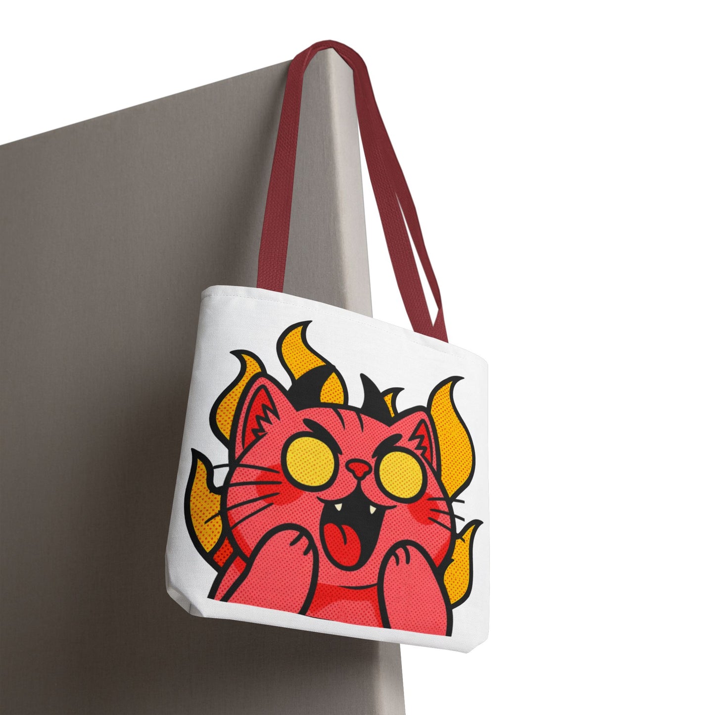 Evil Laughing Cat - Twitch Emote - Devil Cat Tote