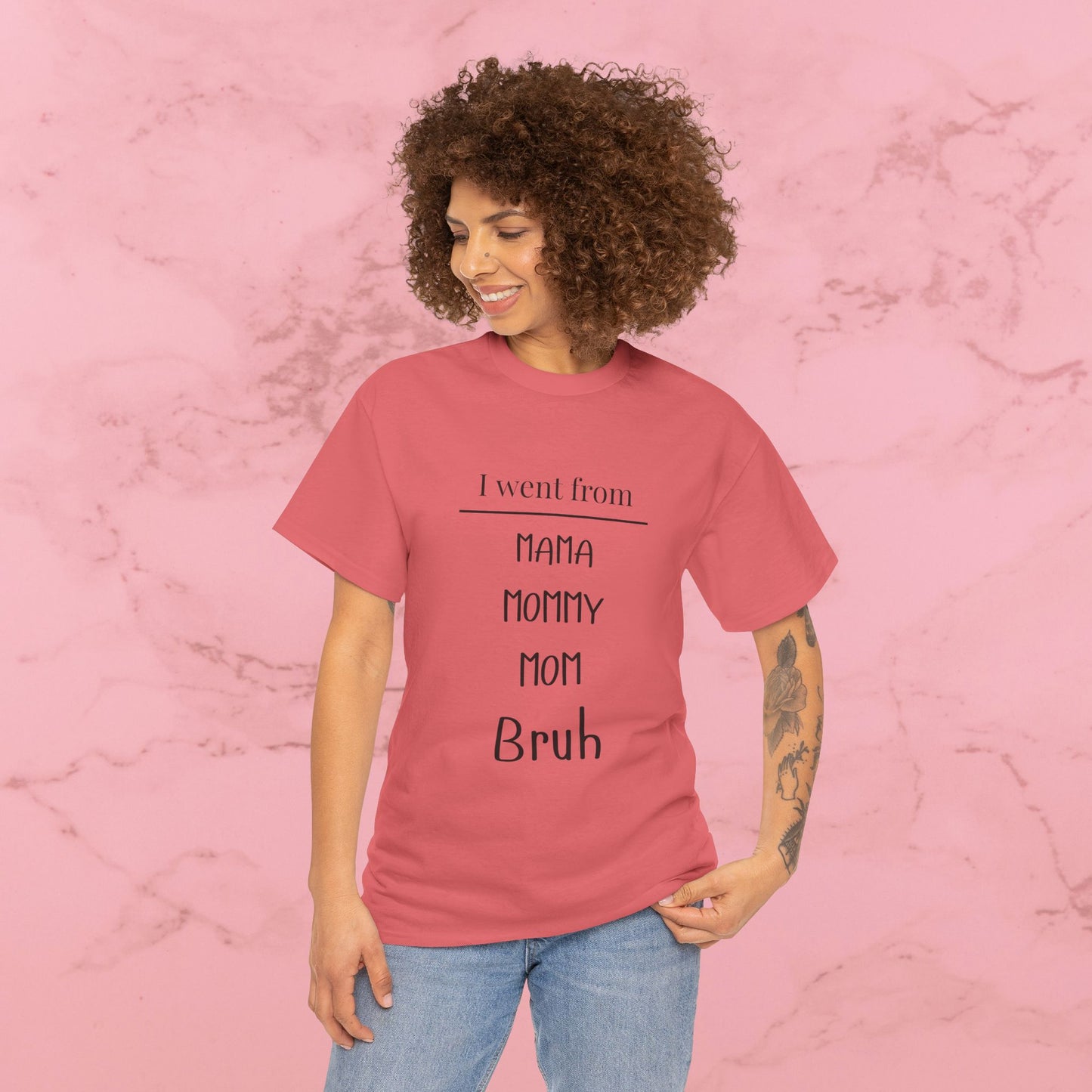 Mama Mommy Mom Bruh T‑Shirt — Funny Mom Evolution Tee