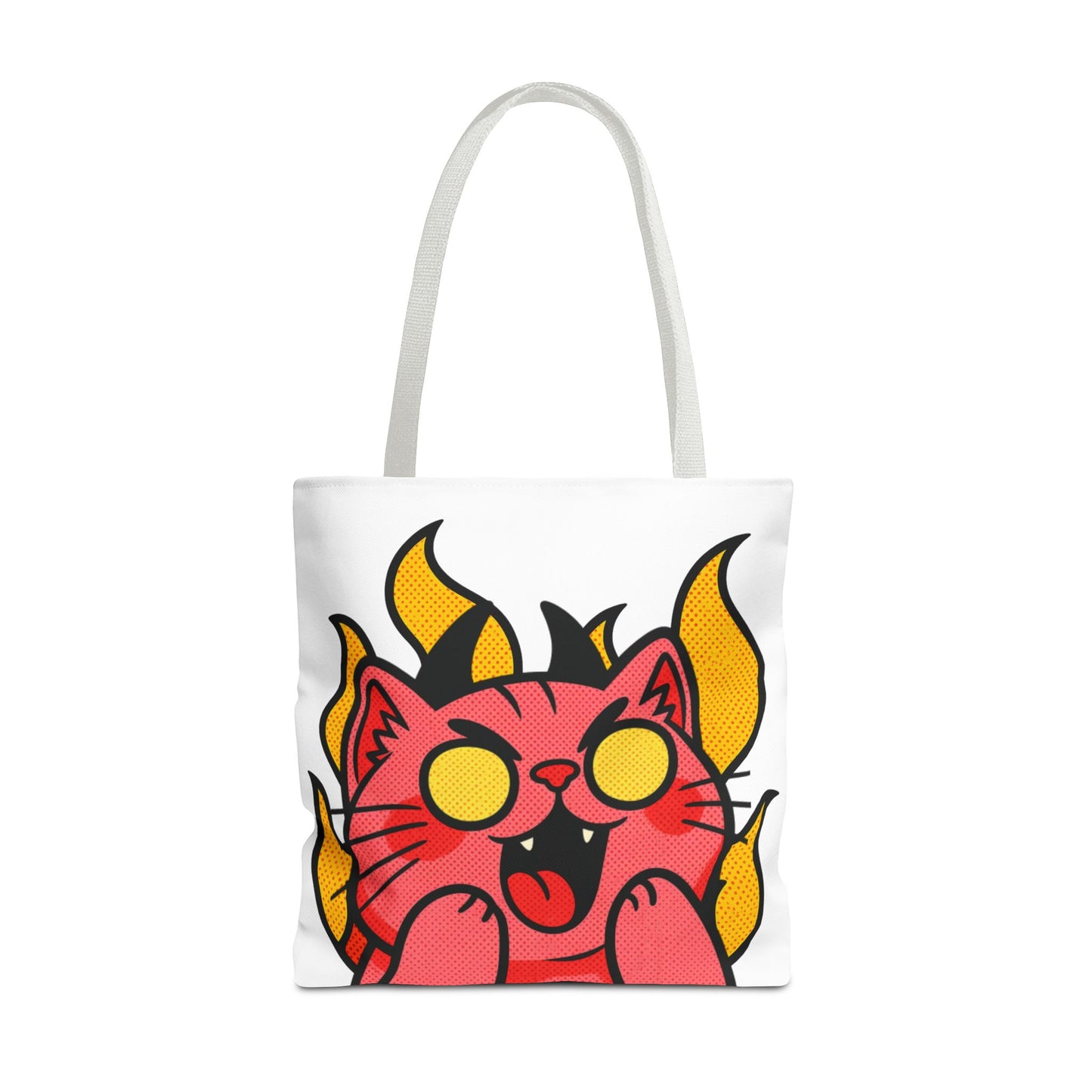 Evil Laughing Cat - Twitch Emote - Devil Cat Tote