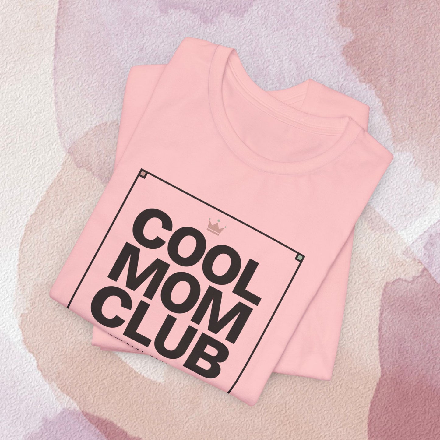 Cool Mom Club Official Member T-Shirt | Minimalist Streetwear Mom Tee