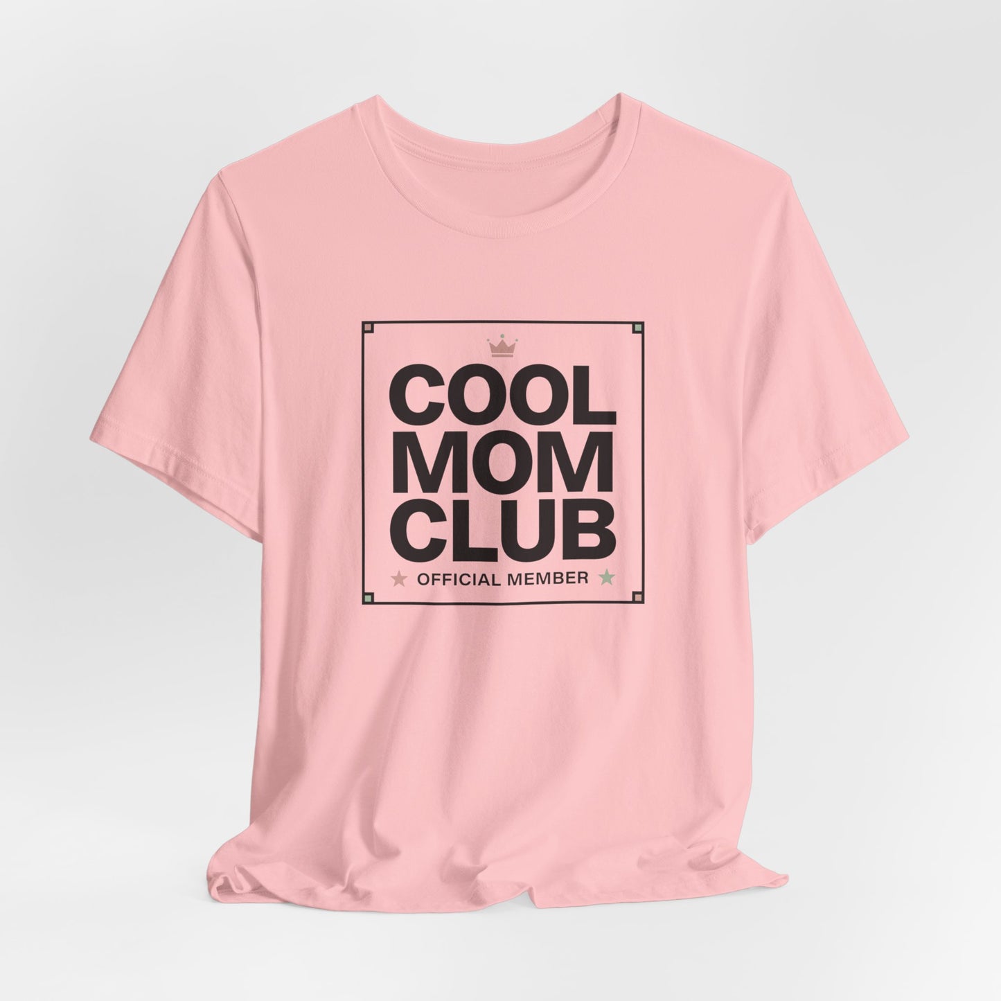 Cool Mom Club Official Member T-Shirt | Minimalist Streetwear Mom Tee