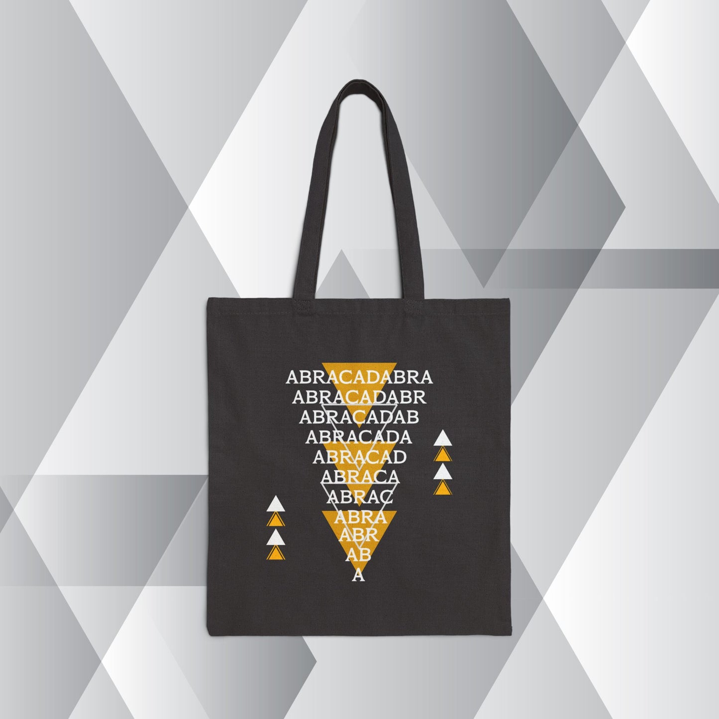 Abracadabra Manifest Cotton Canvas Tote Bag, A Spellbinding Reminder to Speak Magic