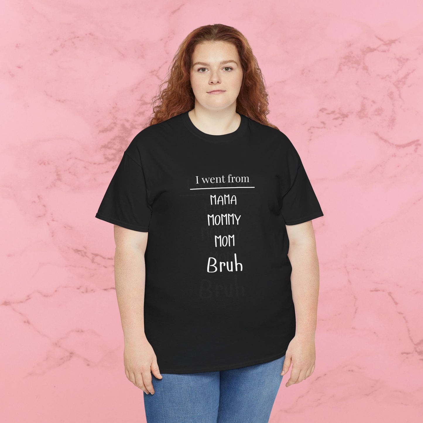 Mama Mommy Mom Bruh T‑Shirt — Funny Mom Evolution Tee
