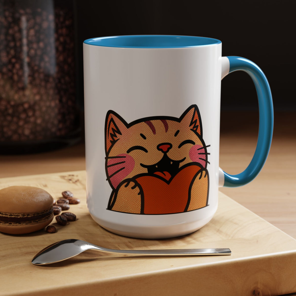 Heart, Hug, Happiness, Love Accent Coffee Mug – Twitch Emote