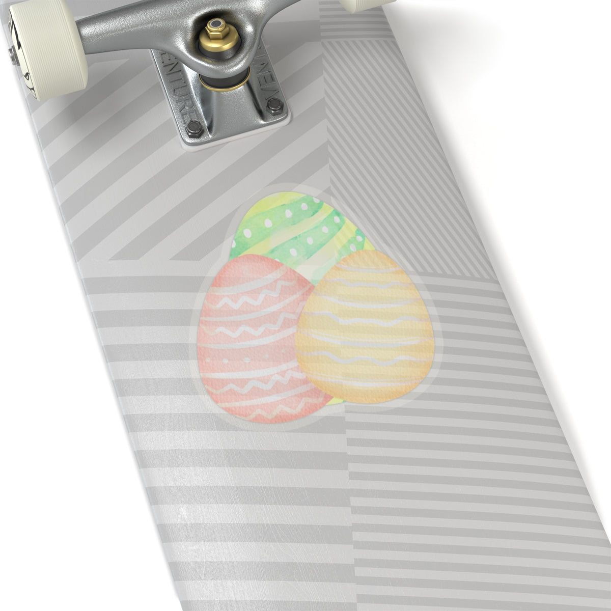 Easter Egg Kiss-Cut Stickers - Colorful Spring Decor for Laptops, Journals & Gifts