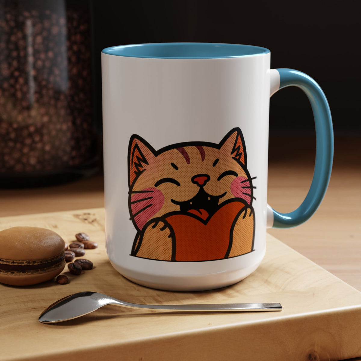 Heart, Hug, Happiness, Love Accent Coffee Mug – Twitch Emote