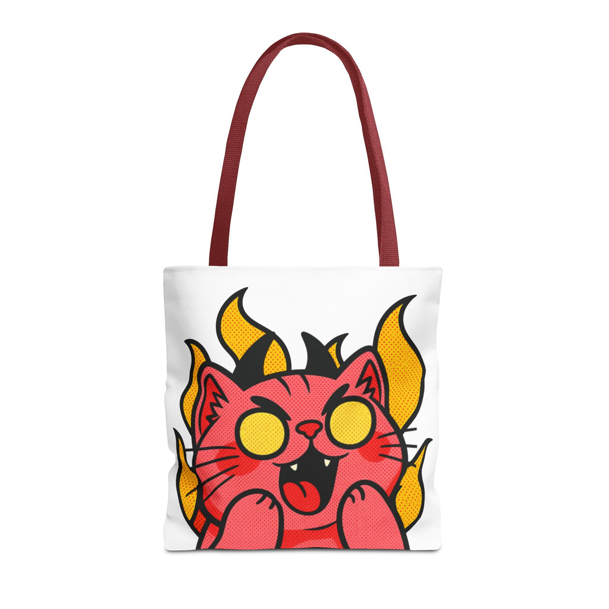 Evil Laughing Cat - Twitch Emote - Devil Cat Tote