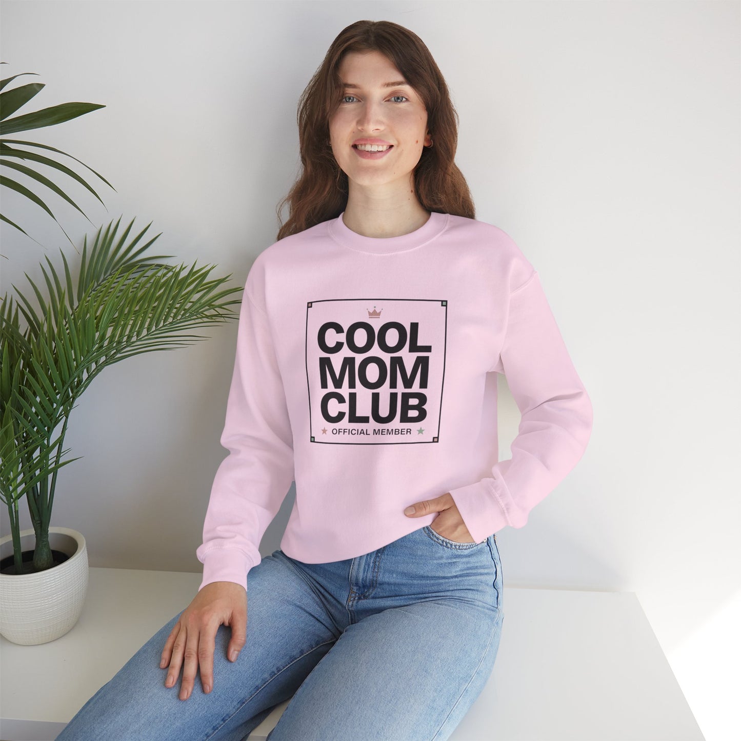 Cool Mom Club Official Member Sweatshirt | Minimalist Streetwear Mom