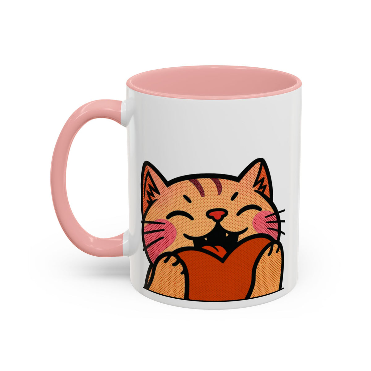 Heart, Hug, Happiness, Love Accent Coffee Mug – Twitch Emote