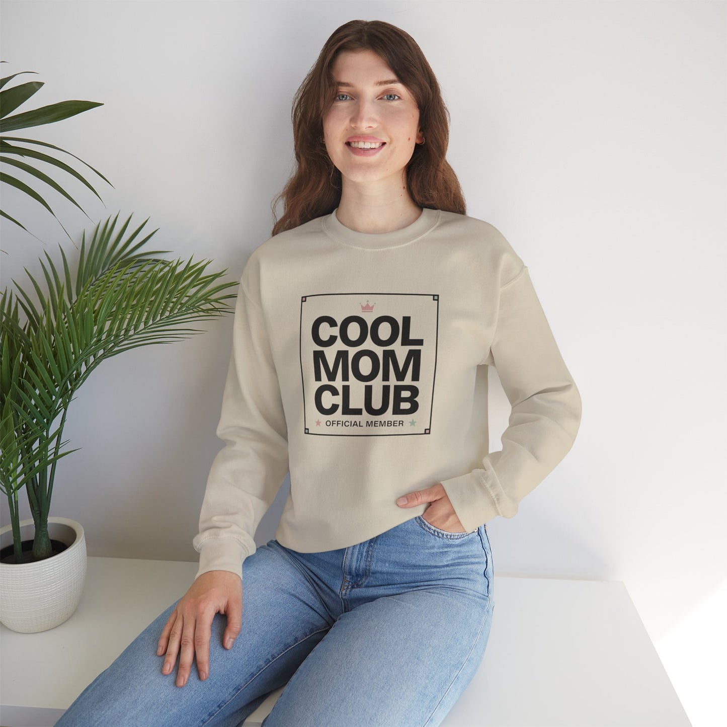 Cool Mom Club Official Member Sweatshirt | Minimalist Streetwear Mom