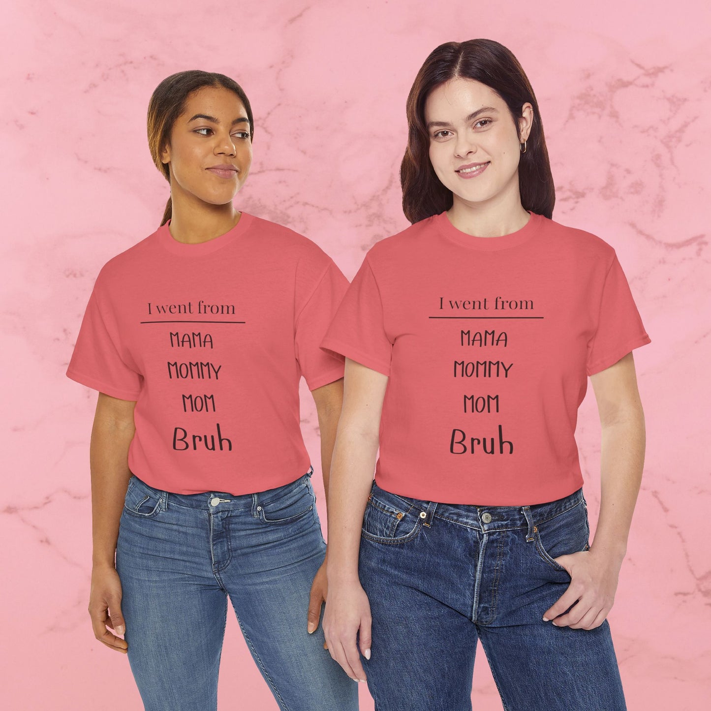 Mama Mommy Mom Bruh T‑Shirt — Funny Mom Evolution Tee