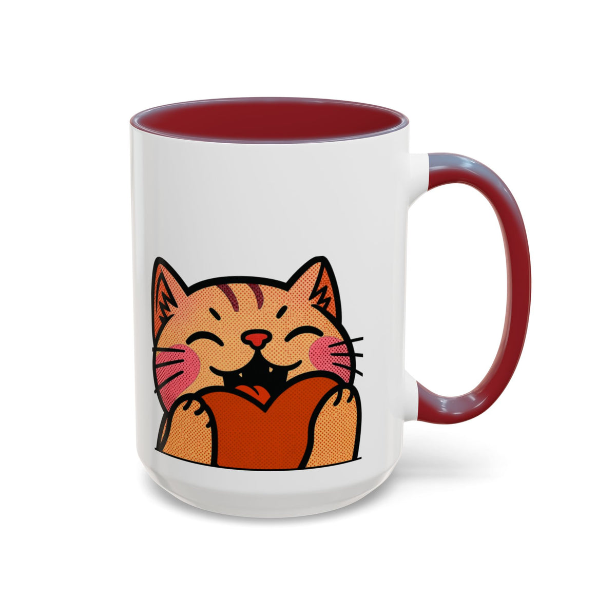 Heart, Hug, Happiness, Love Accent Coffee Mug – Twitch Emote