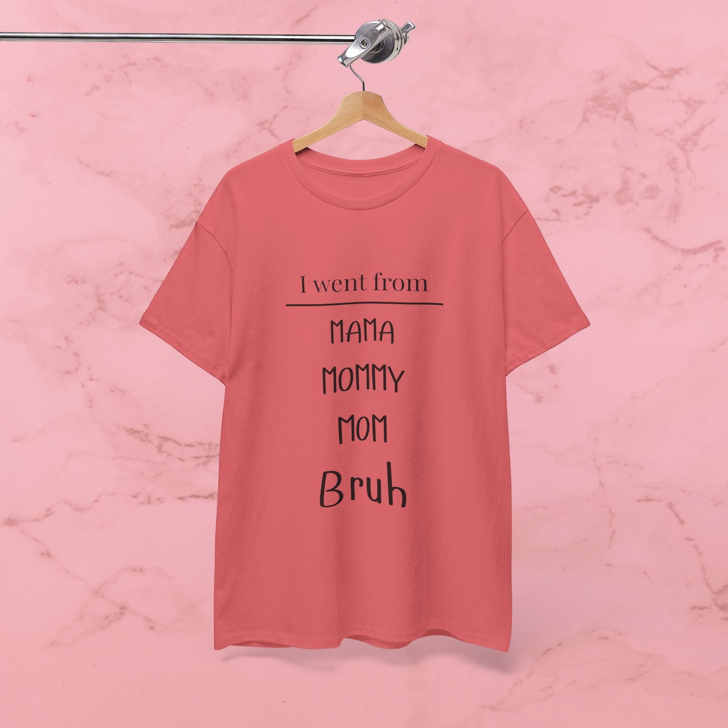 Mama Mommy Mom Bruh T‑Shirt — Funny Mom Evolution Tee